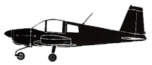 Silhouette image of generic AA1 model; specific model in this crash may look slightly different