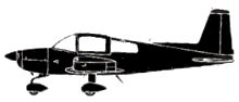 Silhouette image of generic AA5 model; specific model in this crash may look slightly different