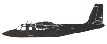 Silhouette image of generic AC80 model; specific model in this crash may look slightly different