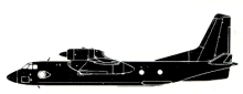 Silhouette image of generic AN32 model; specific model in this crash may look slightly different