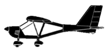 Silhouette image of generic AP22 model; specific model in this crash may look slightly different