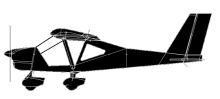 Silhouette image of generic AP32 model; specific model in this crash may look slightly different