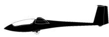 Silhouette image of generic AS20 model; specific model in this crash may look slightly different