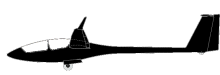 Silhouette image of generic AS25 model; specific model in this crash may look slightly different