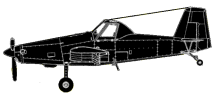 Silhouette image of generic AT5T model; specific model in this crash may look slightly different