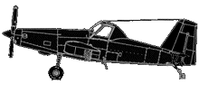 Silhouette image of generic AT6T model; specific model in this crash may look slightly different