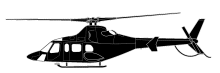 Silhouette image of generic B430 model; specific model in this crash may look slightly different