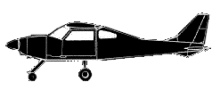 Silhouette image of generic BD4 model; specific model in this crash may look slightly different