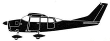 Silhouette image of generic C205 model; specific model in this crash may look slightly different