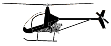 Silhouette image of generic CH7 model; specific model in this crash may look slightly different