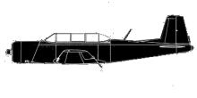 Silhouette image of generic CJ6 model; specific model in this crash may look slightly different
