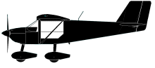 Silhouette image of generic COY2 model; specific model in this crash may look slightly different
