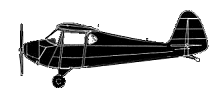Silhouette image of generic CP65 model; specific model in this crash may look slightly different