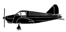 Silhouette image of generic CUCA model; specific model in this crash may look slightly different