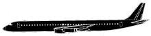 Silhouette image of generic DC86 model; specific model in this crash may look slightly different
