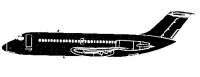 Silhouette image of generic DC91 model; specific model in this crash may look slightly different