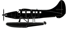 Silhouette image of generic DH3T model; specific model in this crash may look slightly different