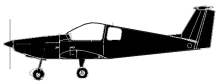 Silhouette image of generic DV1 model; specific model in this crash may look slightly different