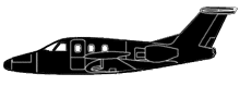 Silhouette image of generic EA50 model; specific model in this crash may look slightly different