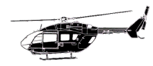 Silhouette image of generic EC45 model; specific model in this crash may look slightly different