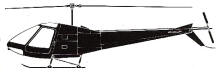 Silhouette image of generic EN28 model; specific model in this crash may look slightly different