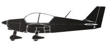 Silhouette image of generic HR20 model; specific model in this crash may look slightly different