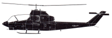 Silhouette image of generic HUCO model; specific model in this crash may look slightly different
