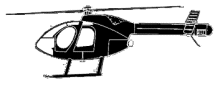 Silhouette image of generic MD52 model; specific model in this crash may look slightly different