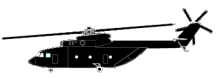 Silhouette image of generic MI26 model; specific model in this crash may look slightly different