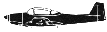 Silhouette image of generic P149 model; specific model in this crash may look slightly different