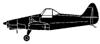 Silhouette image of generic PA25 model; specific model in this crash may look slightly different