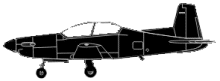 Silhouette image of generic PC9 model; specific model in this crash may look slightly different