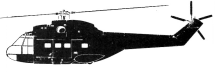 Silhouette image of generic PUMA model; specific model in this crash may look slightly different