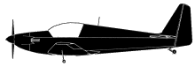Silhouette image of generic RF4 model; specific model in this crash may look slightly different