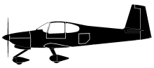 Silhouette image of generic RV10 model; specific model in this crash may look slightly different