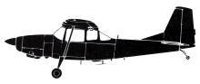 Silhouette image of generic SM19 model; specific model in this crash may look slightly different