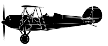 Silhouette image of generic WACO model; specific model in this crash may look slightly different