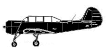 Silhouette image of generic YK52 model; specific model in this crash may look slightly different