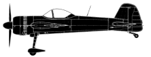 Silhouette image of generic YK55 model; specific model in this crash may look slightly different