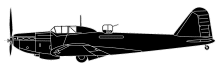 Silhouette image of generic bttl model; specific model in this crash may look slightly different