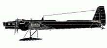 Silhouette image of generic tug2 model; specific model in this crash may look slightly different