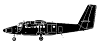 Viking Air DHC-6 Twin Otter 400 silhoutte
